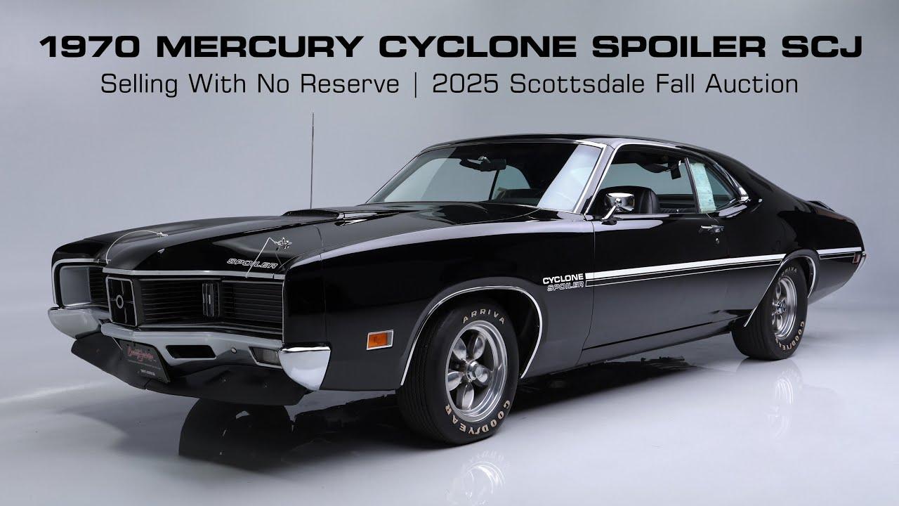 FIRST LOOK // 1970 Mercury Cyclone Spoiler SCJ - BARRETT-JACKSON 2025 SCOTTSDALE FALL AUCTION