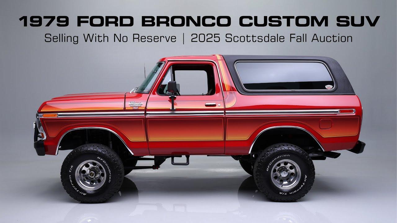 FIRST LOOK // 1979 Ford Bronco Owned by Julian Carr - BARRETT-JACKSON 2025 SCOTTSDALE FALL AUCTION
