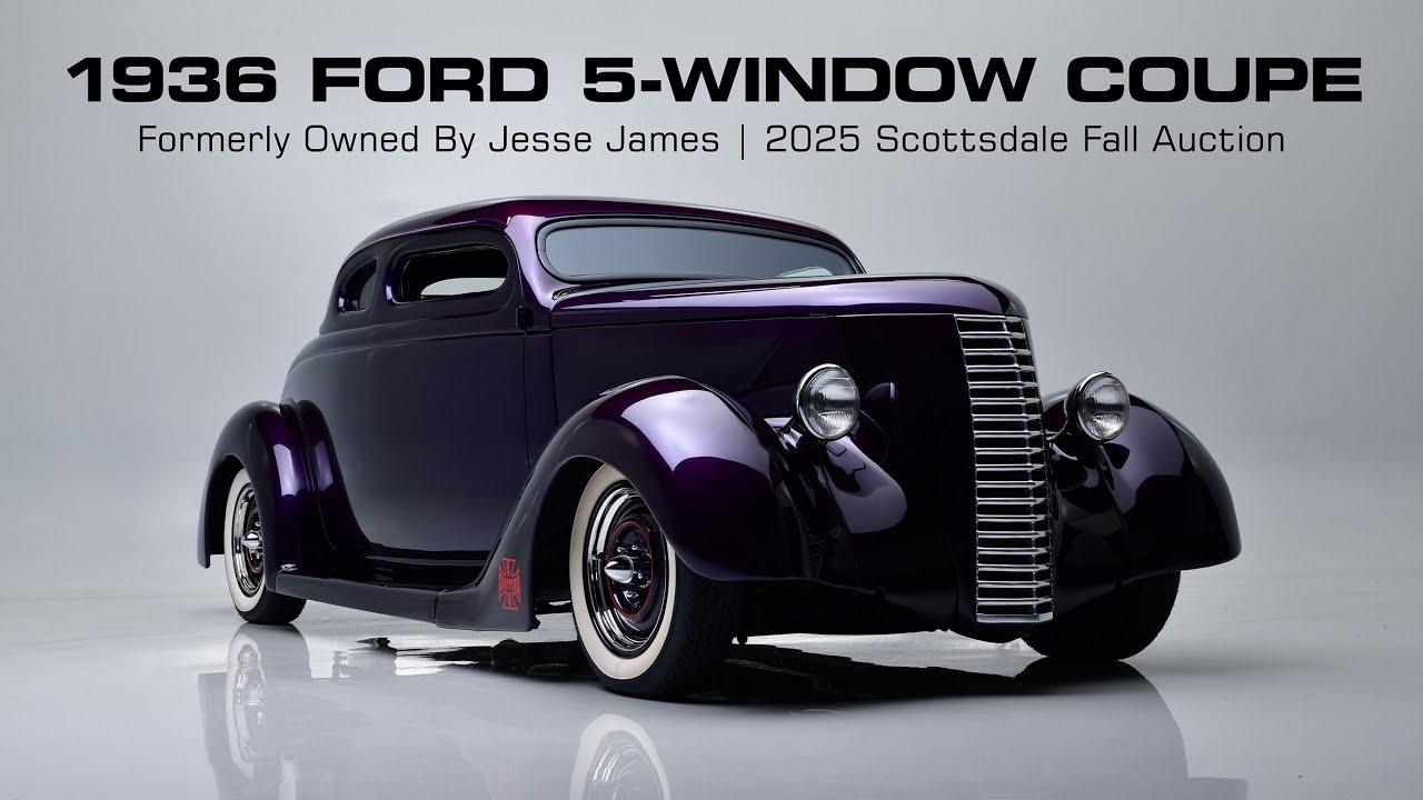 FIRST LOOK // 1936 Ford 5-Window Custom Coupe - BARRETT-JACKSON 2025 SCOTTSDALE FALL AUCTION