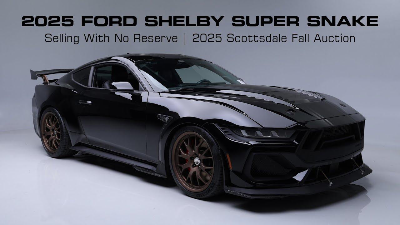 FIRST LOOK // 2025 Shelby Super Snake - BARRETT-JACKSON 2025 SCOTTSDALE FALL AUCTION